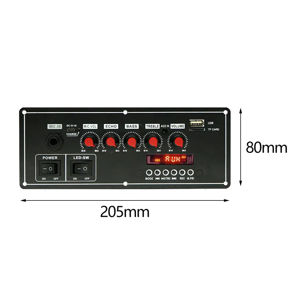 MP3 Bluetooth Decoder Board odolný modul 2x20W prehrávač s modulom stereofónneho prijímača pre diaľkové ovládanie Bluetooth