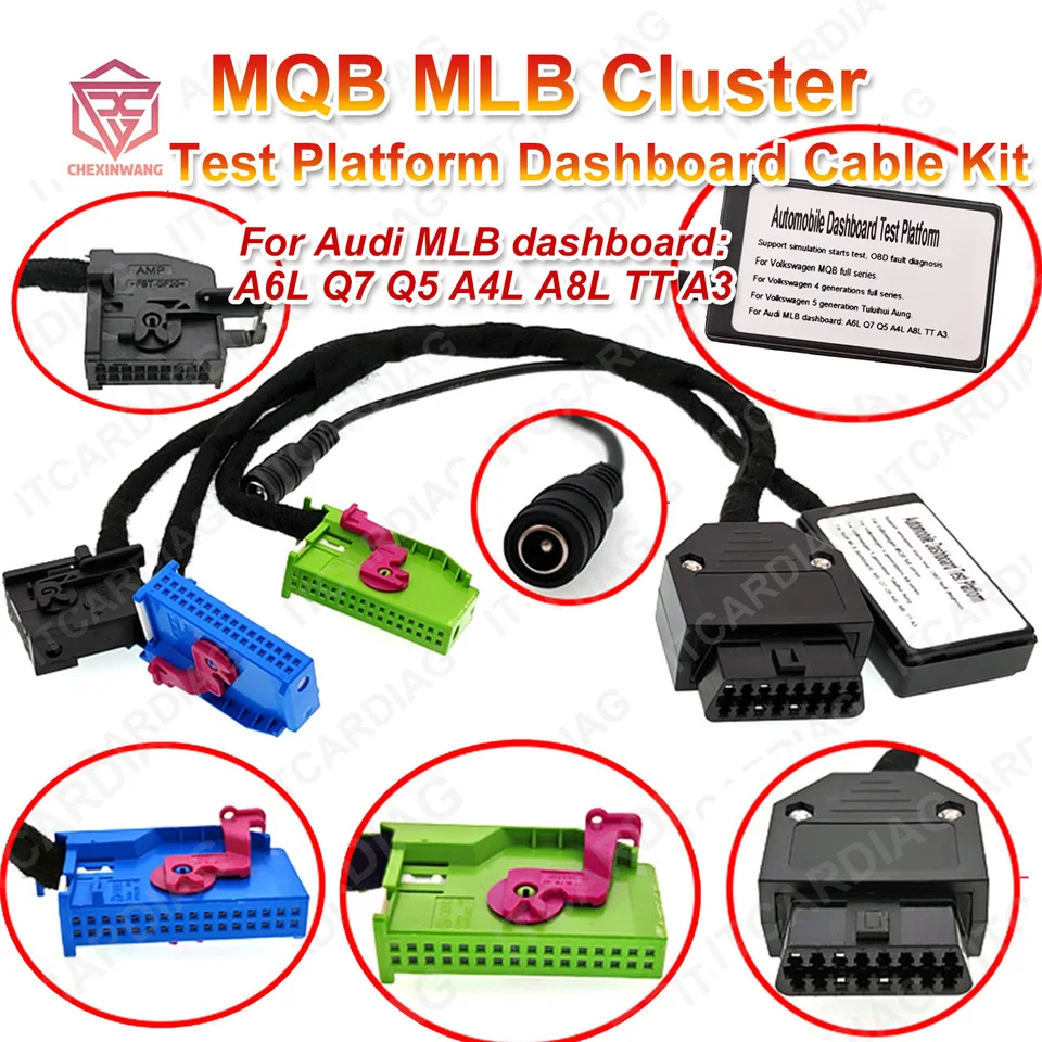 MQB MLB Cluster Test Platforma Dashboard Cable Súprava pre VAG pre sériu VW MQB pre A6 A8 A4 Q7 Q7 MLB