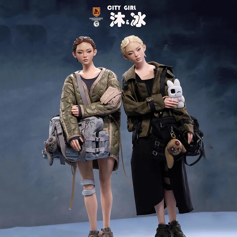 Mr.Z CG001 1/6 v mierke ženský vojak City Girl Bing & Mu Trend Cool Beauty Full Set Collectible 12inch Action Figure Model Dolls