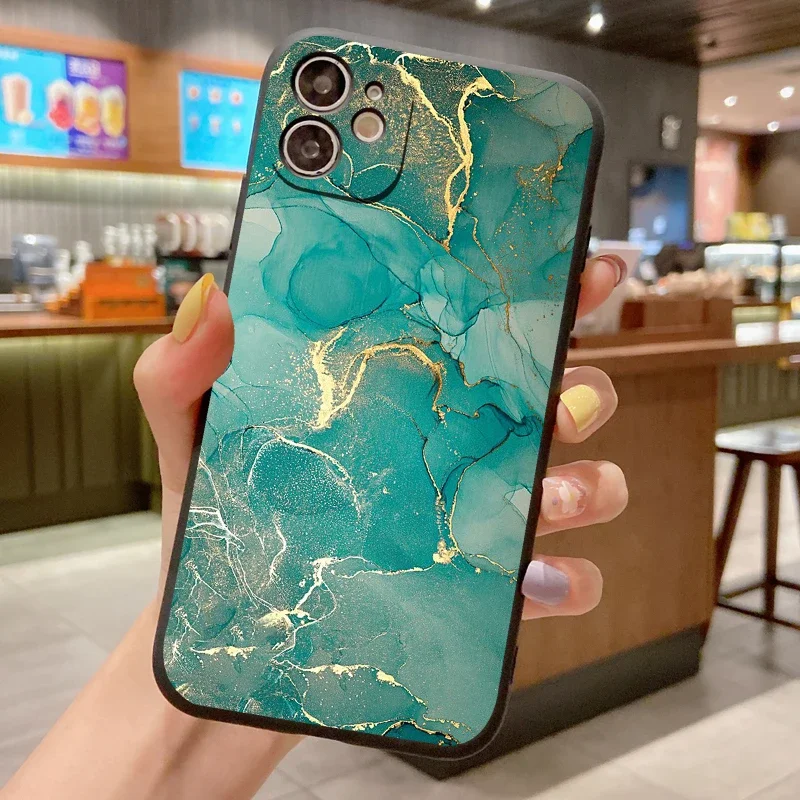 Mramorové maľované puzdro pre OnePlus 11 10T 10 Pro 10R Nord CE 2 3 Lite 5G 2T 9R 9RT 9 8 8T 7 6 6T One Plus ACE Silikon Protect Cover
