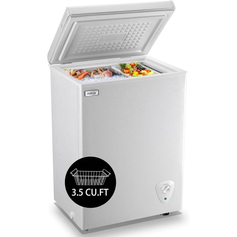 Mrazidlo na hrudi malá hlboká mraznička 3,5 Cu.ft Freezery Top v mrazničke nastaviteľná odnímateľná garážová základňa termostatu