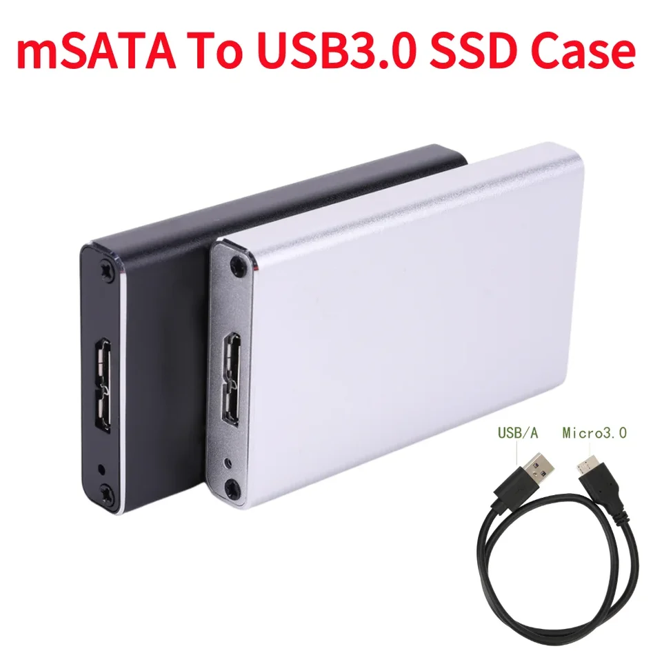 MSATA na USB3.0 Puzdro na pevný disk Externý disk v tuhom stave 6 GBPS SSD CONSTOSURE ADACTION PRÍPAD PRE 30*25/50 MSATA SSD THO DISK