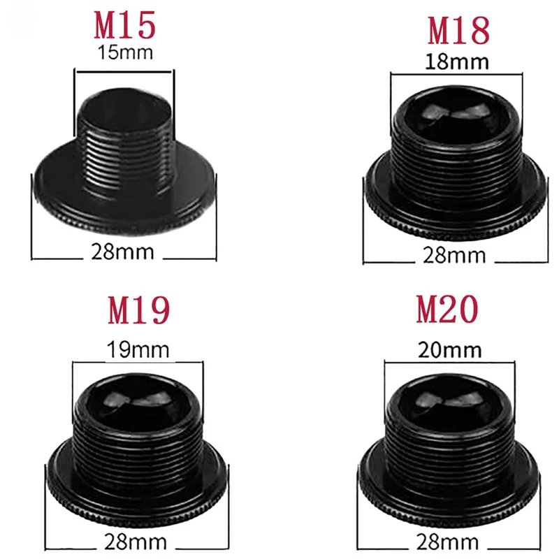 MTB Bicykel M15 M18 M19 M20 Cranks Screck Hliníková zliatina Kryt Crunkset Conset Časti pre kľukovú uzáver