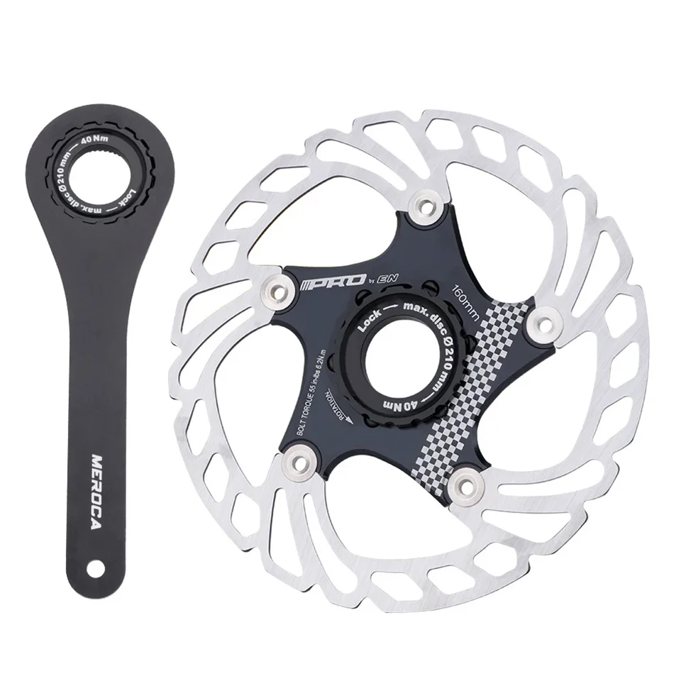 MTB Road Bicycle Brocking Disk Brzdí nábojový prsteň pre 9/11/15 mm stredový zámok nápravy Zliatina Zliatina hliníka pre cyklistické diely Shimano