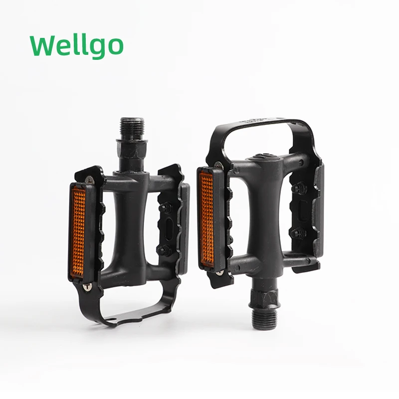 MTB WellGo Double VM273 Pedal Mountain Bike Biking Pedals Bicycle Anti-Skid Treadle Accessory Hliníkové diely zliatiny