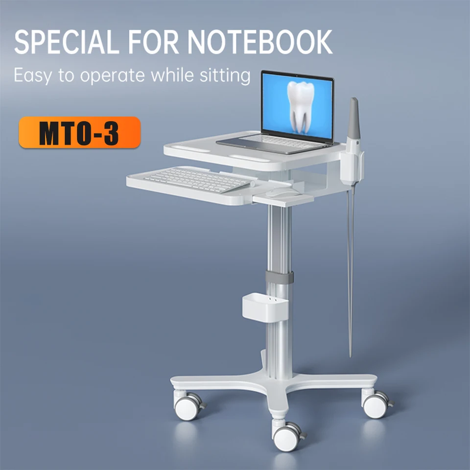 MTO-3 Medical Scancanning Trolley s paletovým zubným klinikou perorálny skener s vozíkom s držiakom veľkého priestoru úložného kábla