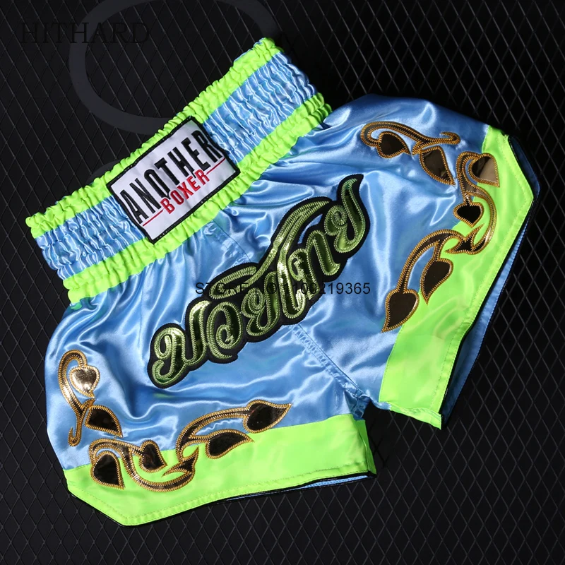Muay thajské šortky klasický retro kick box Training Pants Pants