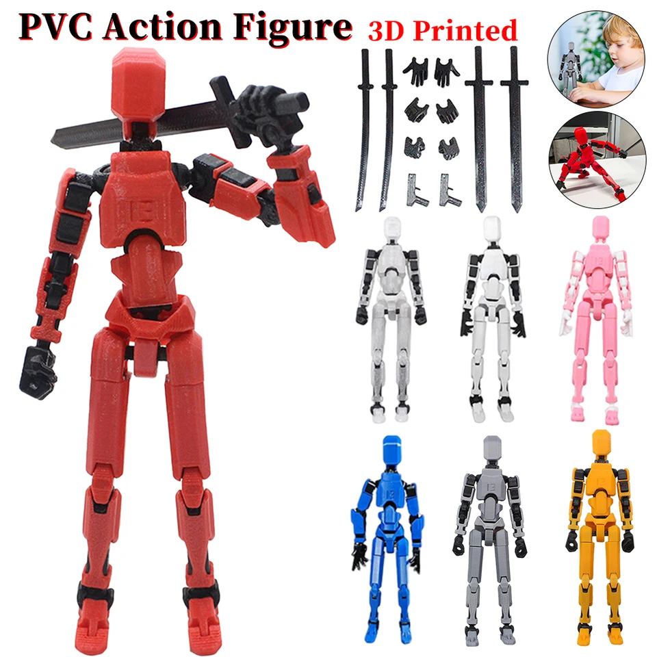 Multi-bodnuté pohyblivé Shable Shapeshift robot 2.0 3D tlačené figuríny figuríny 13 akčných figúry hračky pre deti dospelí