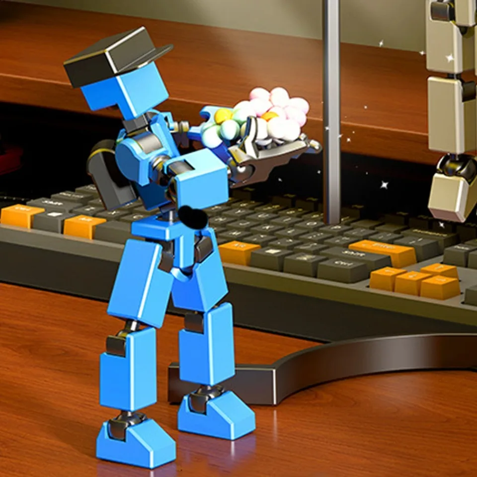 Multi-bodnutý viacpojový pohybový model Model Model Moveble Robot 3D tlačené figuríny figuríny Novinky Shapheshift Robot