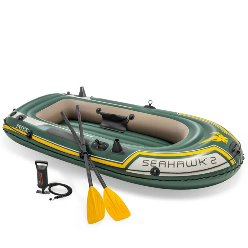 Multi-kayak nafukovacia loď Intex 68347 Séria Sea Eagle Series Zhustá rybárska loď Drift nabíjacieho ventilu Vonkajší útočník