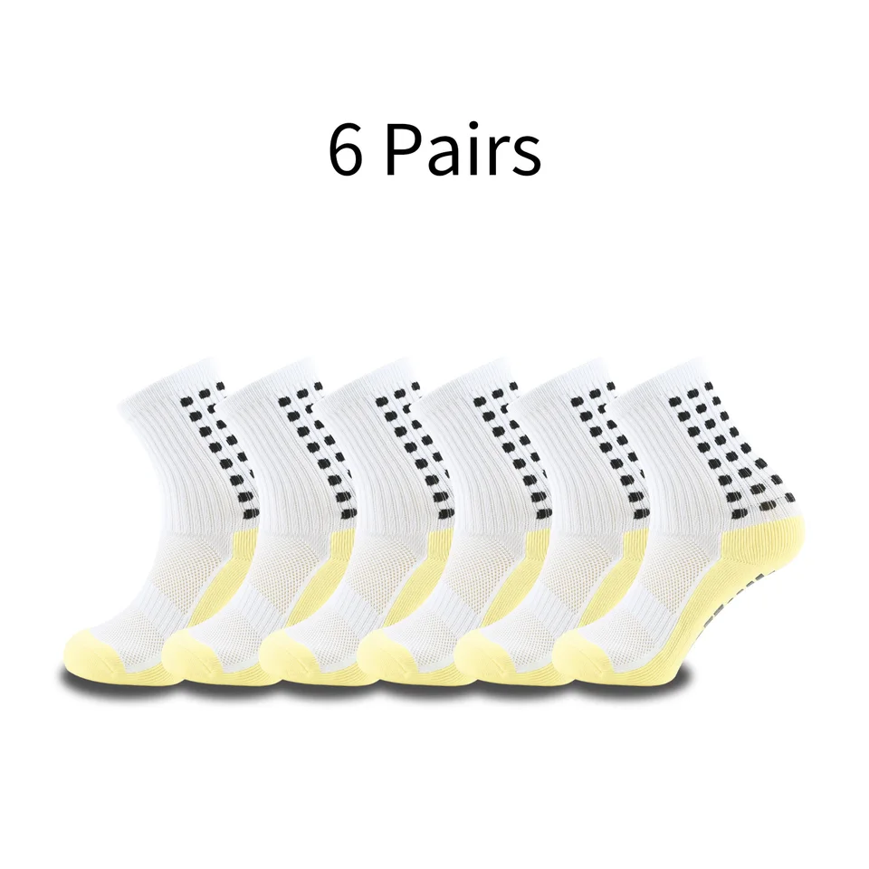 Multi pár anti sklz Adhesive Point Classic Pánske a dámske vonkajšie futbalové futbalové jogy ponožky