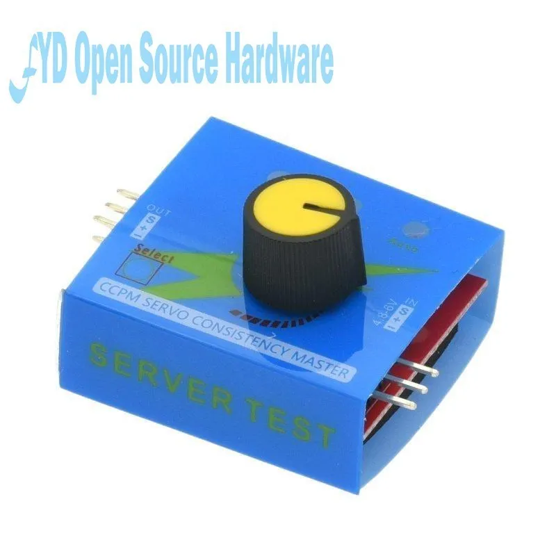 Multi servo tester 3Ch ECS Konzistencia Ovládanie rýchlosti výkonných kanálov CCPM CCMP Meter