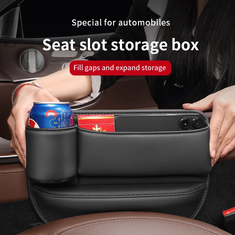Multifunkcia organizátor medzery v autosedačke Organizátor sedadlo Crevice Slock Box pre Lincoln MKZ MKX Aviator Navigator Continental Corsair MKC