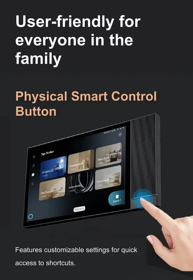 Multifunkcia TUYA SMART Home Ovládací panel Android 11 Hudobný systém Audio zvukový zosilňovač Bluetooth Zigbee Gateway Alexa Ir