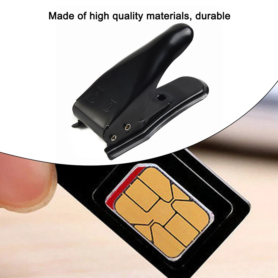 Multifunkčná dvojitá rezačka SIM karty pre Nano SIM a štandardný nástroj na rezanie SIM pre príslušenstvo pre smartfóny