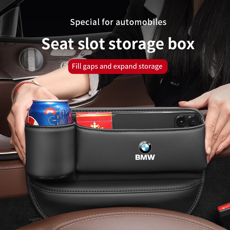 Multifunkčná medzera v kategórii Crevice Storage Box Gap Gap Map Držiteľ pre BMW X1 X3 X5 E39 E46 E60 E90 F10 F20 F30 F01 F15 G20 G30