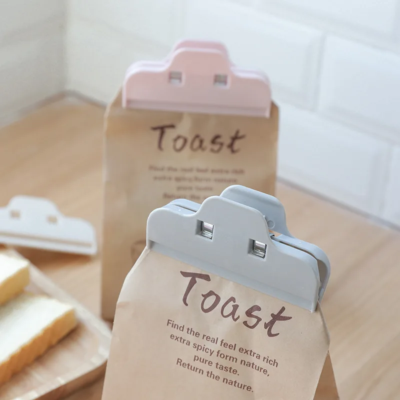 Multifunkčné domáce jedlo Snack Storack Stock Taba o klip TEMPELER Clip Food Bag Clip Klip kuchynský náradie zatvorte