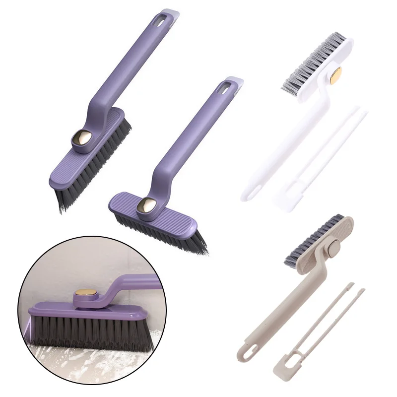 Multifunkčné otáčajúce sa štrbiny čistiace kefy kuchynské záchody kĺby Kĺb mŕtveho uhla Crevice Gap Cleaner Brush pre sprchovú podlahu