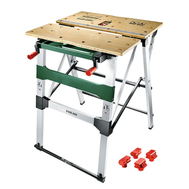 Multifunkčný drevený pracovný stôl skladací zdvíhací stolík Prenosná manuálna prevádzka Table Woodworking Gravírovanie pracovný stôl