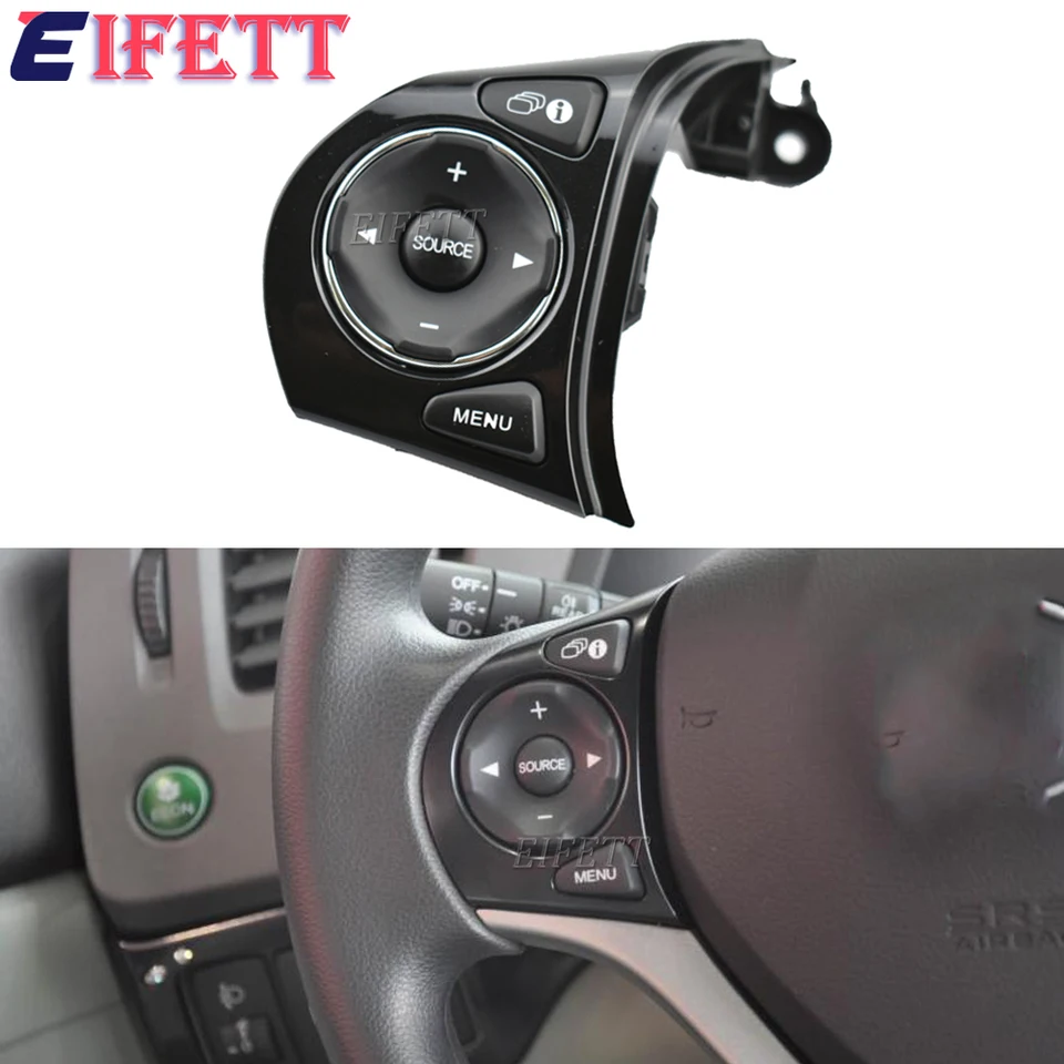 Multifunkčný nový spínač riadenia volantu Cruise Tlačidlo pre Honda Jade Civic 2012 2013 2014 2015 35880-TR6-A01