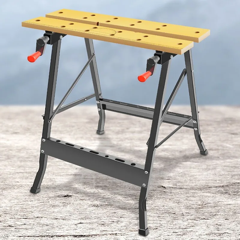 Multifunkčný stolársky pracovný stôl Domácnosť skladací drevený stôl SAW SAW Combined Tool