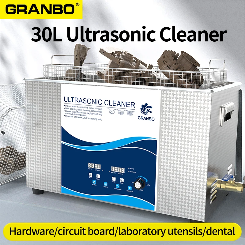 Multifunkčný ultrazvukový čistiaci prostriedok 30L 40 kHz Power nastaviteľné laboratórne nástroje Medical Part Washer Surface Ošetrenie