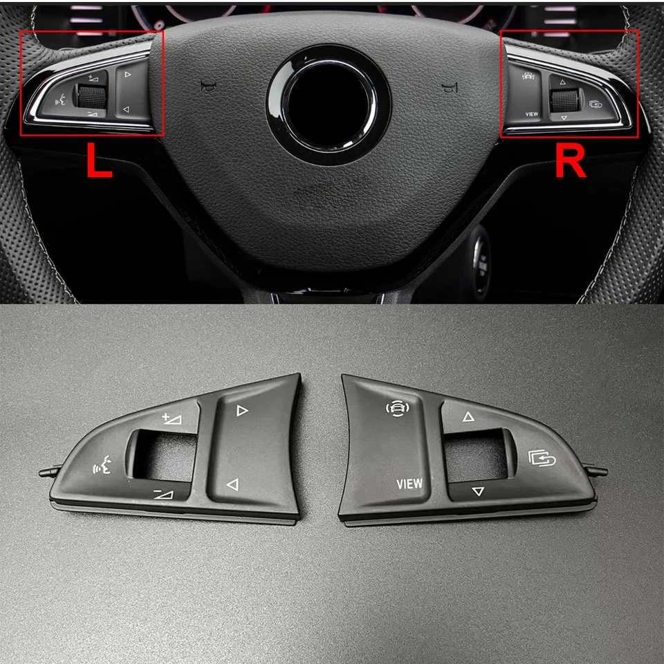 Multifunkčný valček na spínač v riadení tlačidla volantu pre SKoda Superb III Octavia A7 Karoq Kodiaq Fabia Scala Rapid Rapid