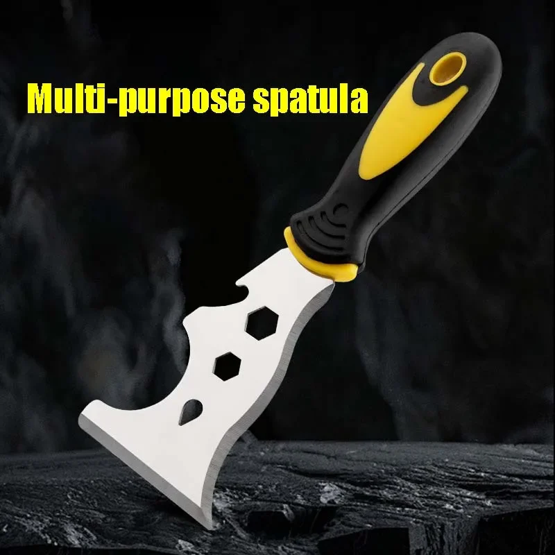 Multifuntionálne použitie putty nôž 15-in-1 z nehrdzavejúcej ocele Scrafer Scrafer Construction Tool pre tapetu Can Otvoriť domov DIY