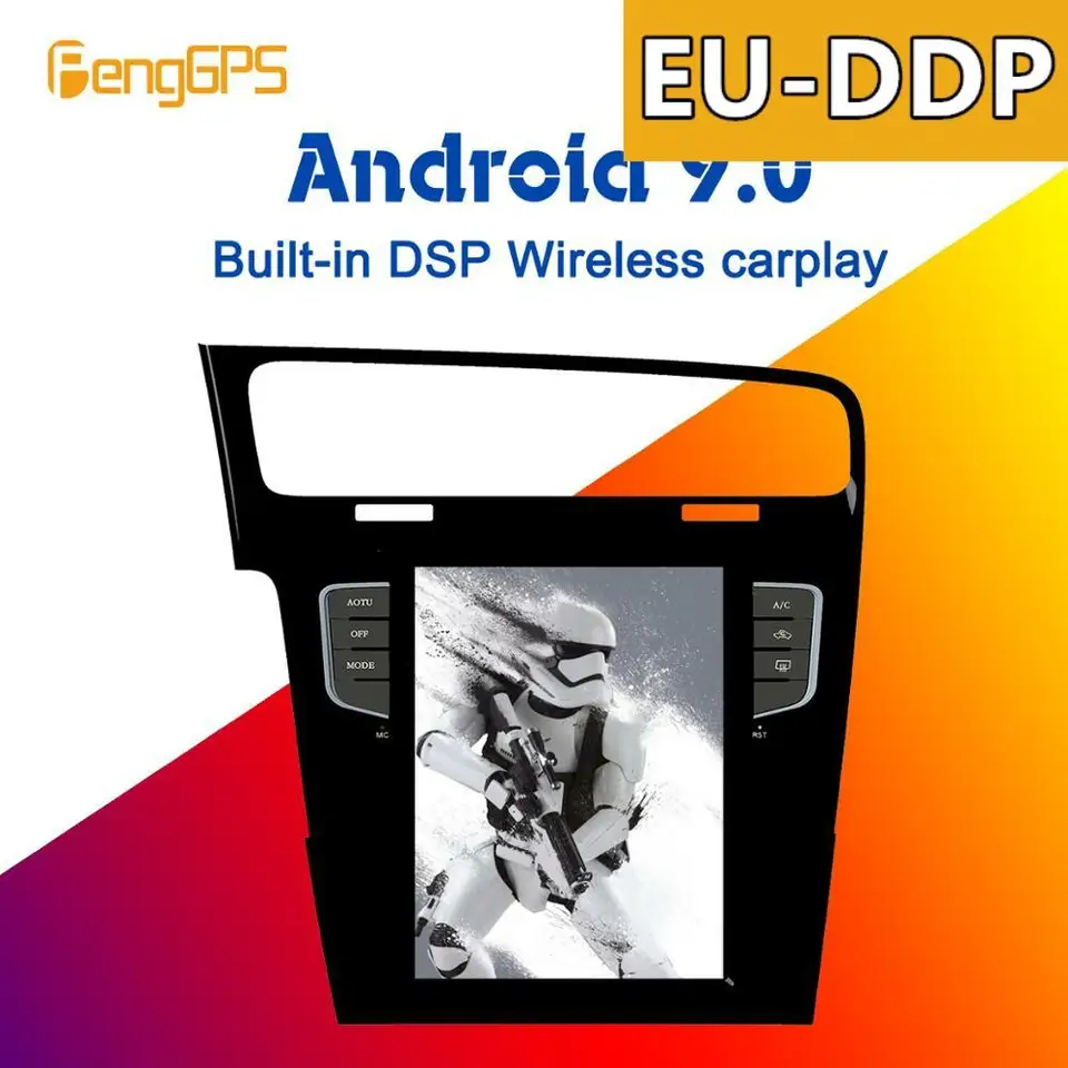 Multimediálny hráč pre Volkswagen Golf 7 Android Radio 2014 - 2018 GPS Navi Unit Autoradio Audio Stereo Cassette Recorder