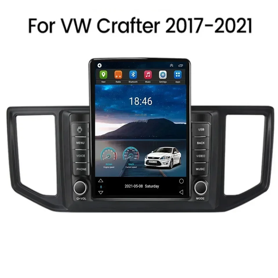 Multimediálny systém 2 DIN CarPlay Android Auto Car Radio pre VW Amarok Crafter van Man 2017 - 2035 Tesla v štýle GPS 2DIN BT