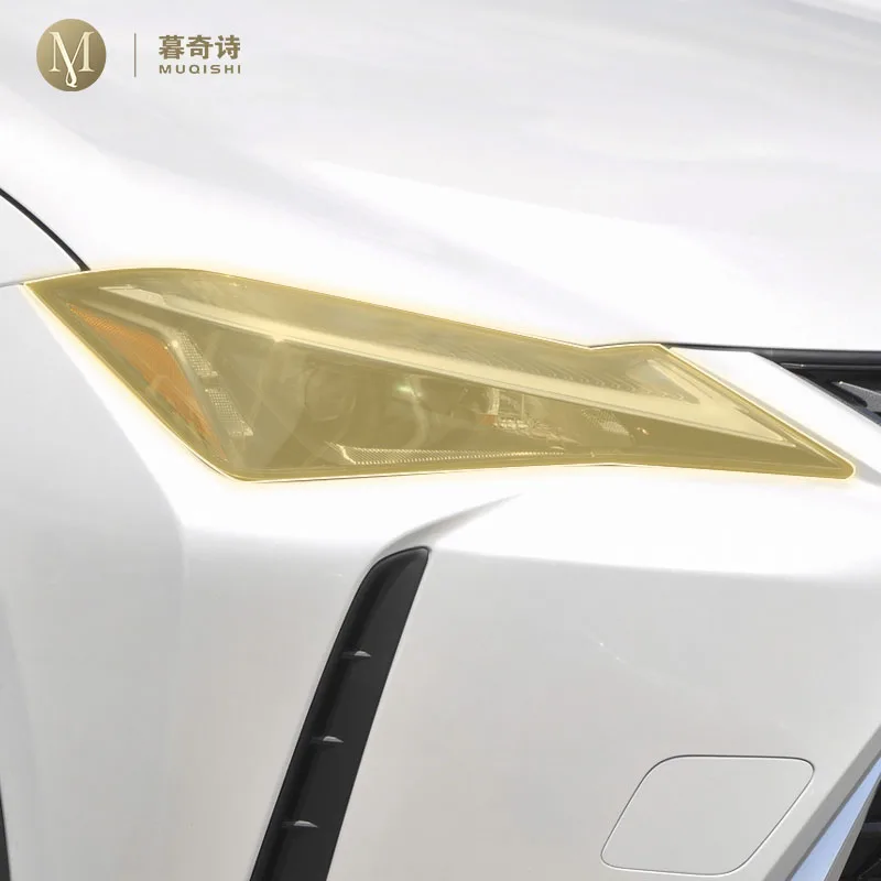 MUQSHI PRE CURTING VONKAJTE VÝSTAVY Svetlometov PPF Transparentný ochranný film TPU odolný voči škrabaniu pre Lexus UX 250 260 2019-2024