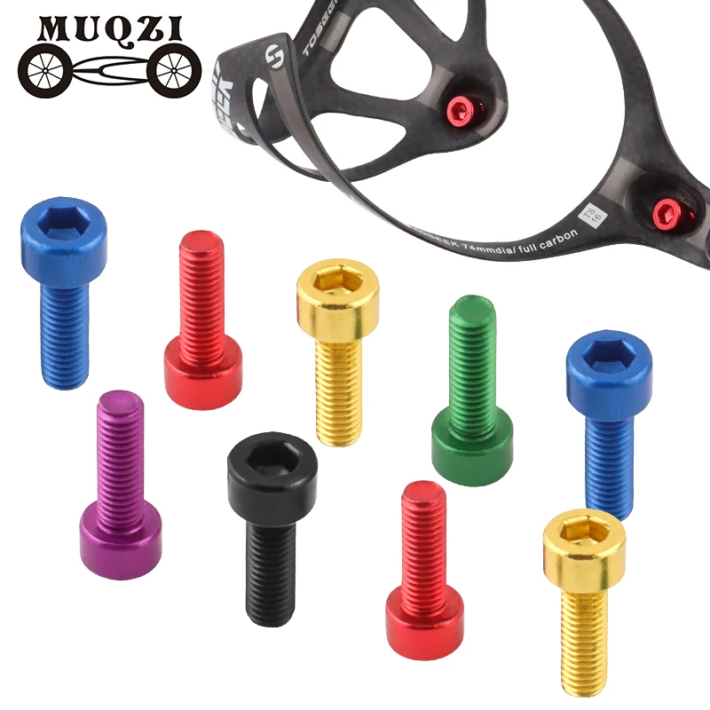 Muqzi 2ks na bicykli na bicykli Klietky Klietky M5 držiak na klietky držiak ultra svetla hliníková skrutka