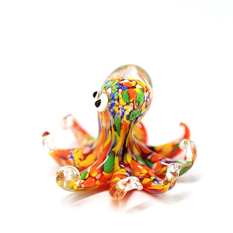 Murano sklenené chobotnice art