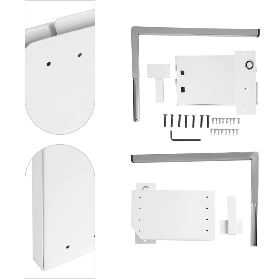 Murphy Wall Bed Spring Mechanism Hardware Biela súprava Horizontálna vertikálna posteľ