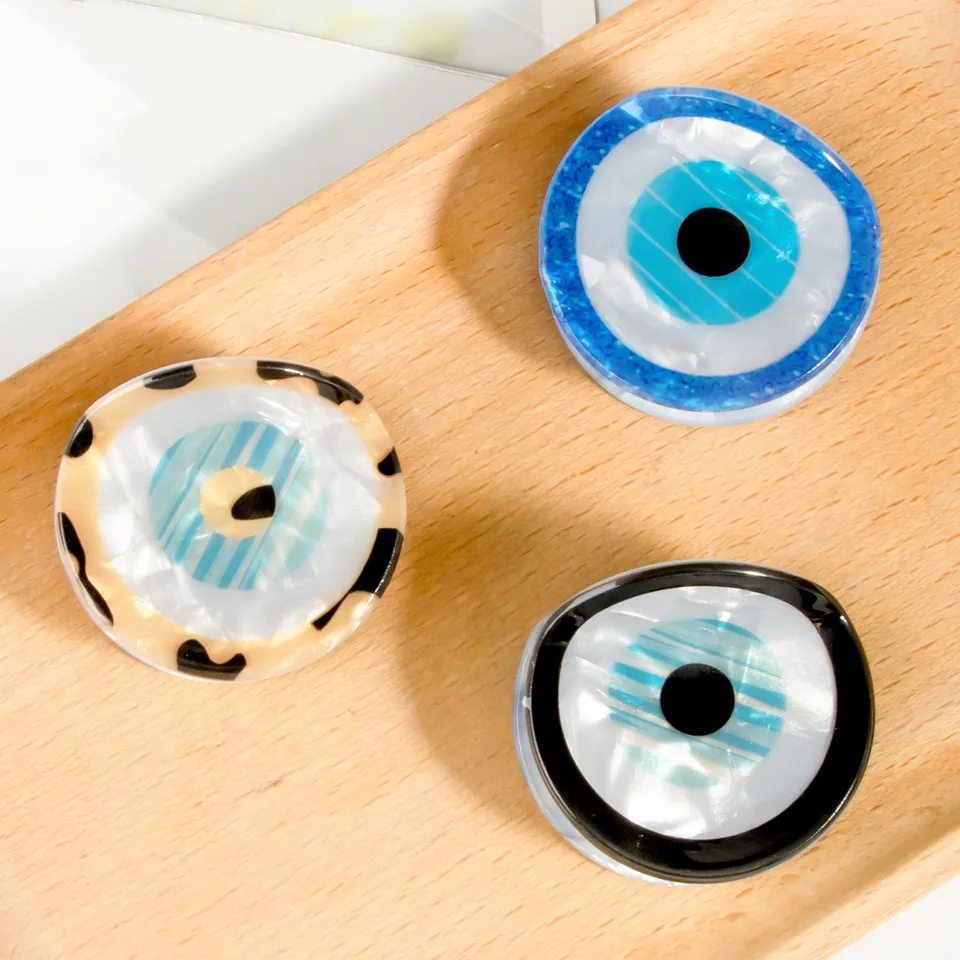 Muweordy Creative Devil's Eye Hair Clip Personalizované krabie klip klip vlasov módny trend vlasové doplnky pre ženy dievčatá