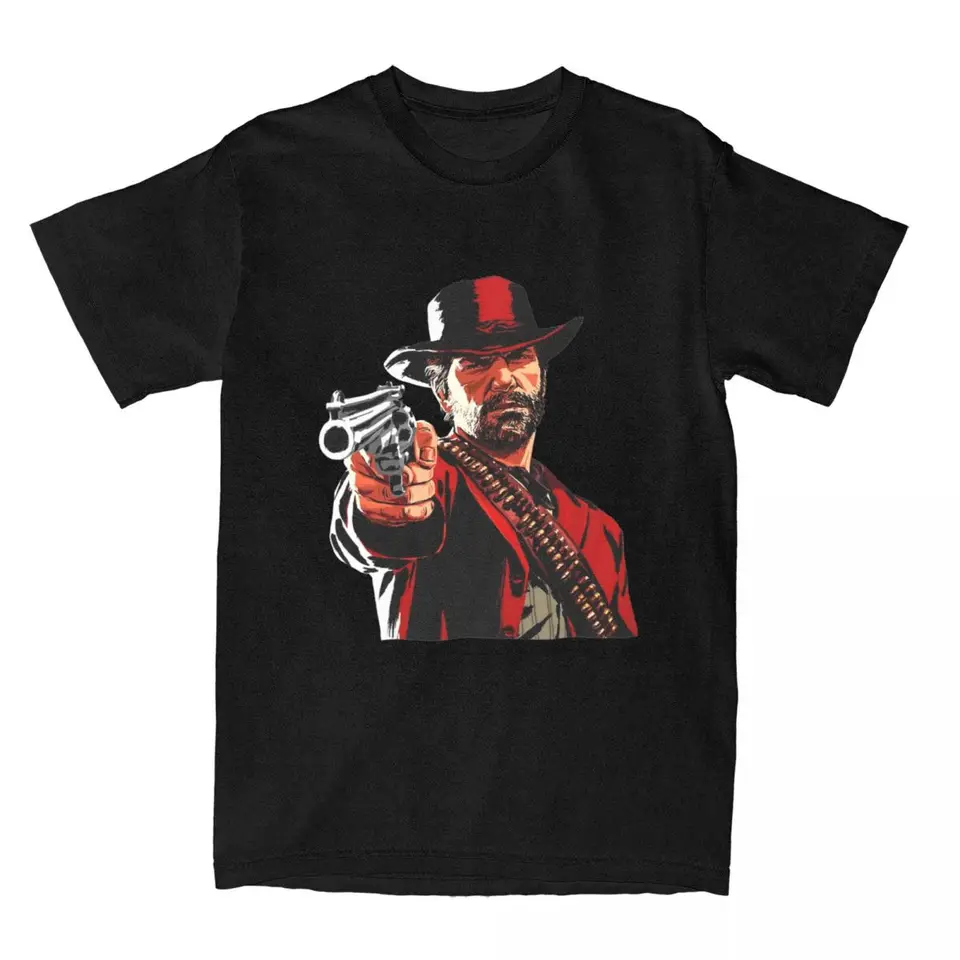 Muž Dámske tričko Červené mŕtve vykúpenie 2 tričká vo voľnom čase Arthur Morgan Beach Tees Funny Casual Cotton Topy