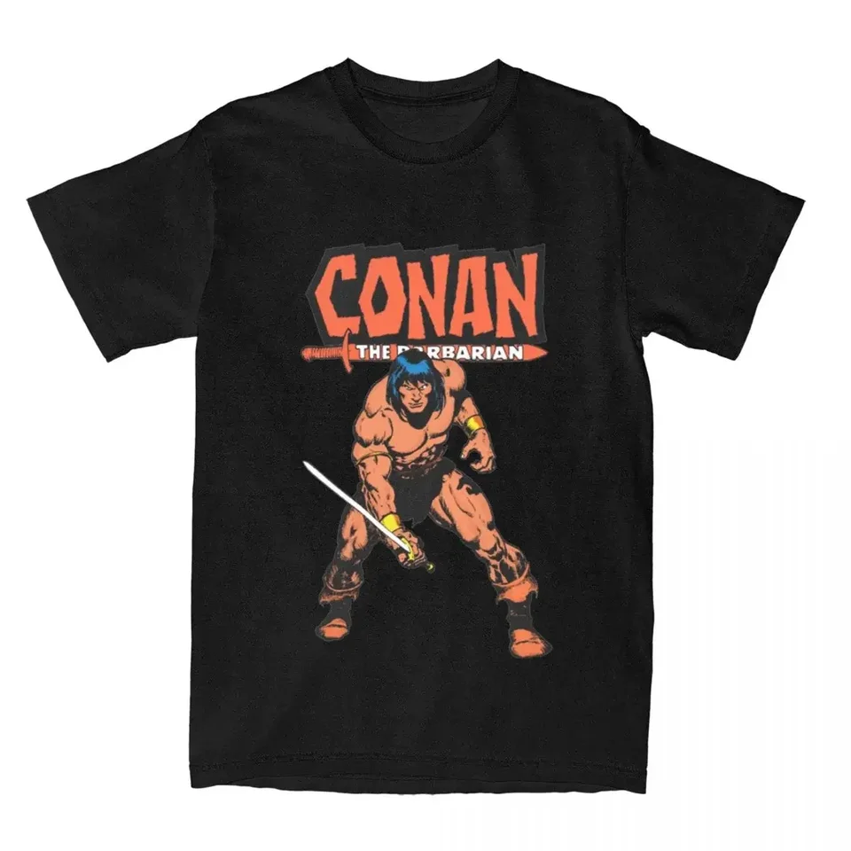 Muž Dámsky Conan Barbarský dobrodružstvo Magic Movie Merch Merch Funny Pure Cotton T tričko Tee oblečenie vianočné darčeky