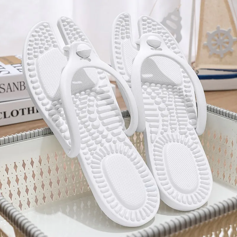 Muži a ženy Cloud Plippers 39 Eva Skladacie cestovné masáž Masáže žabky letné shose happy flops kúpeľňové topánky Dames 2024