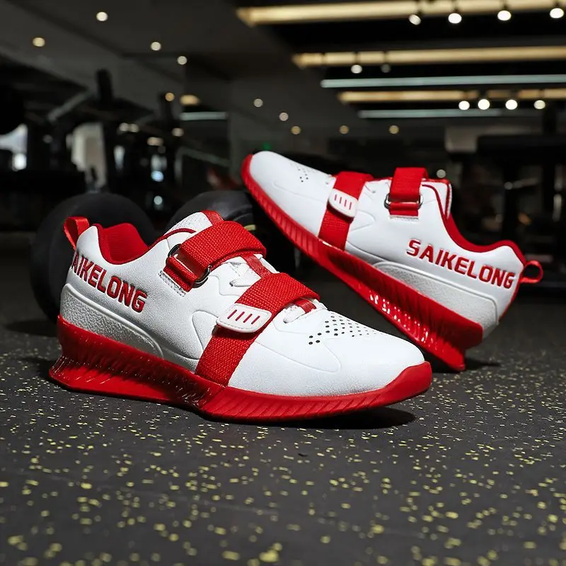 Muži Deadlifting topánky Vnútorné fitnes vzpieranie obuv silové školenie Squat Shoes Pánske tenisky Komplexný tréning