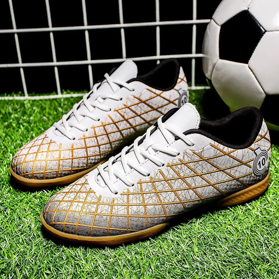 Muži futbalové pole topánky Ultra Light Non Slip Turf Indoor Training Futbal tenis Cleats Kid
