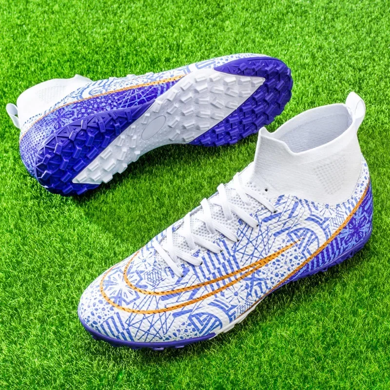 Muži futbalové topánky dlhé spike Kids Grass TF/FG Training Futbalové topánky Profesionálne tenisky Society outdoor športové futbalové topánky