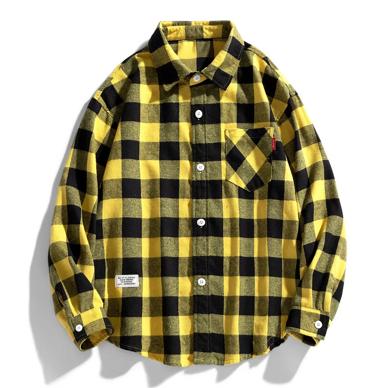 Muži košeľa Plaid Flanel Nadmernisize 6xl 7xl 8xl 10xl plus veľkosť módne ležérne voľné voľné bavlnené šaty s dlhým rukávom Vysoko kvalitné