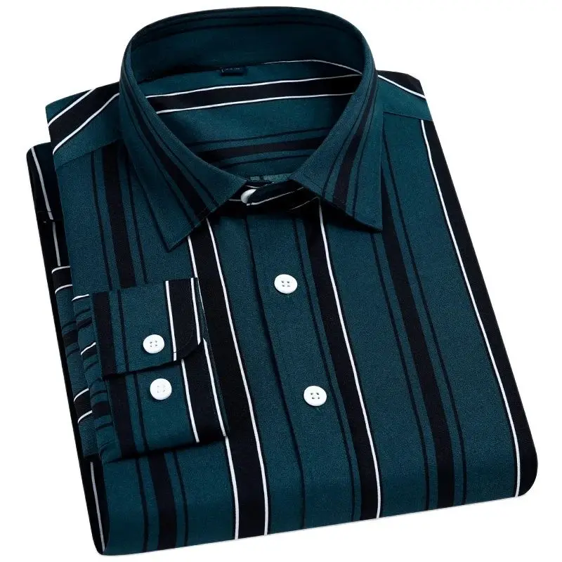 Muži košeľa s dlhým rukávom Slim Fit Taled Nastorok pre mužov pre mužov s dlhým rukávom žlté mužské šaty košele neformálne camisa spoločenské podnikanie