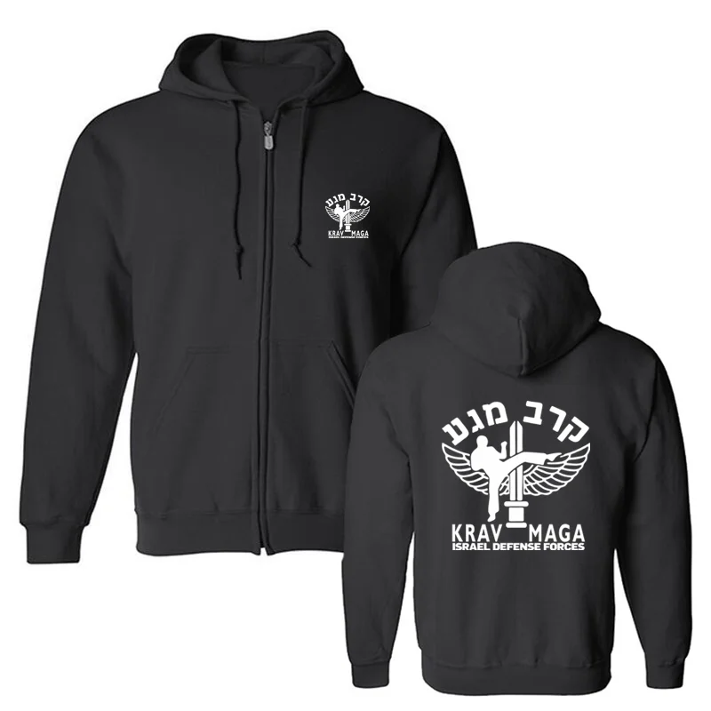 Muži mikina Izrael Krav Maga Hoody Mikina bavlnená hip hop pullover Streetwear Tops Harajuku unisex kabát Spring a jeseň