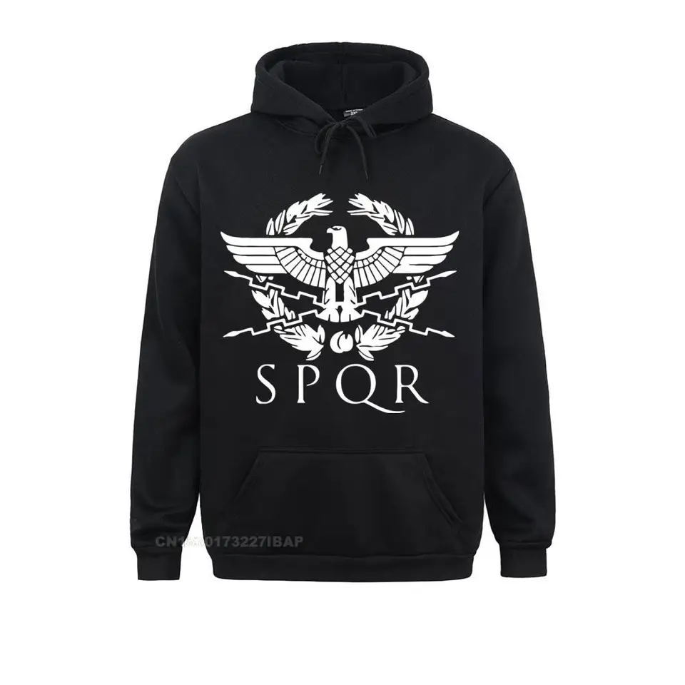 Muži mikina spqr rímsky gladiátor Imperial Golden Eagle Sportswear Mens harajuku swea harajuku mikiny príležitostné vrcholy Jackeswea