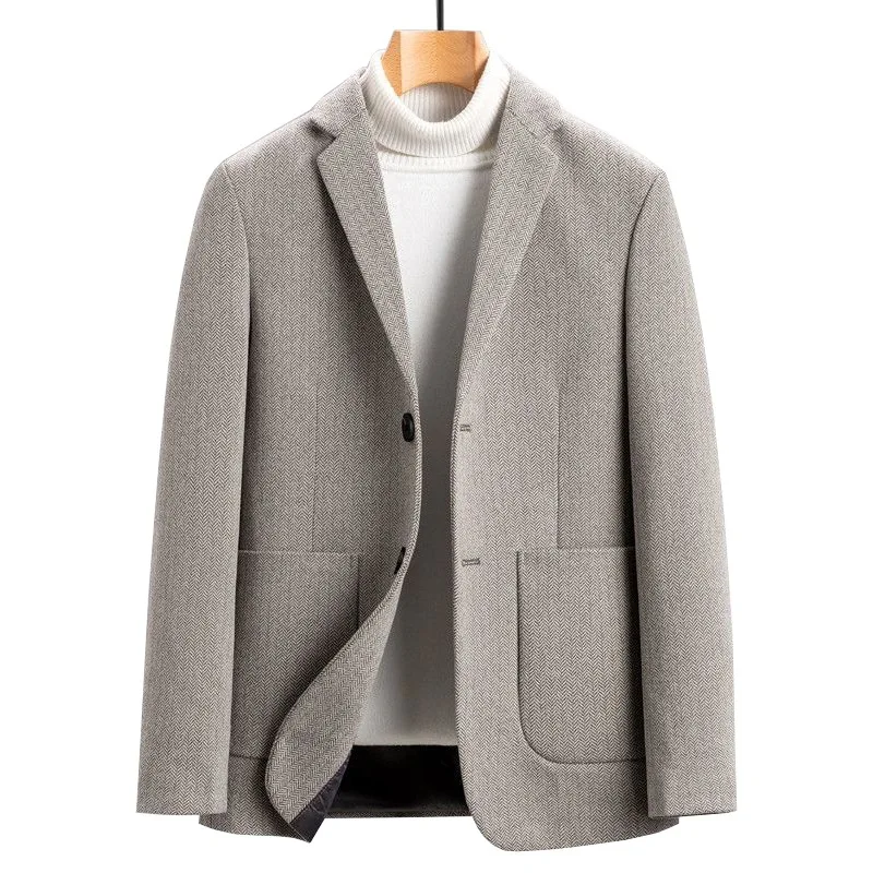 Muži obchodné blázle vyhovujú bundám Nové jarné jesenné formálne opotrebenie dizajnérskych oblečených kabátov Male Slim Fit Blazers bundy 4xl