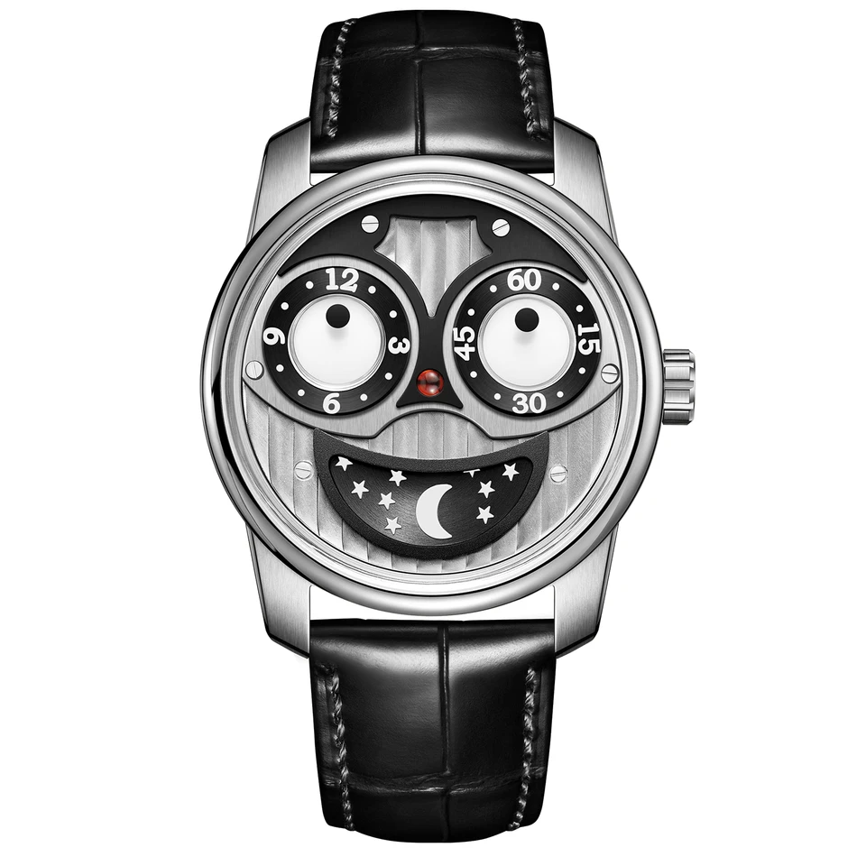 Muži obtvlo Automatické hodinky 42 mm luxusné hodinky Mechanické náramkové hodinky nepremokavé žiarivé Joker Dial kožené remienok Sapphire