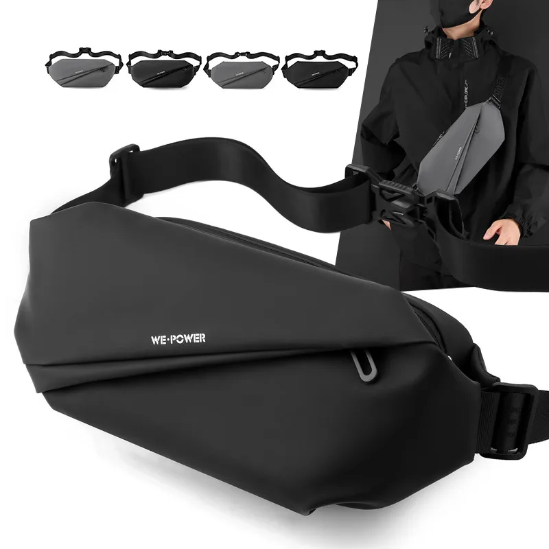 Muži pása Fanny Pack Base BAG BAG s magnetickou sponou Cestovné stúpanie športovej móda nylon samec prakov hrudník BUM BACK BAGS BAGS
