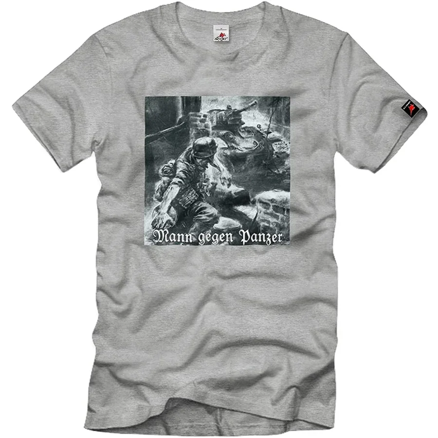 Muži tričko Muž proti tanku WW2 Nemecký vojak T24 Tellermine Close Combat Tirls