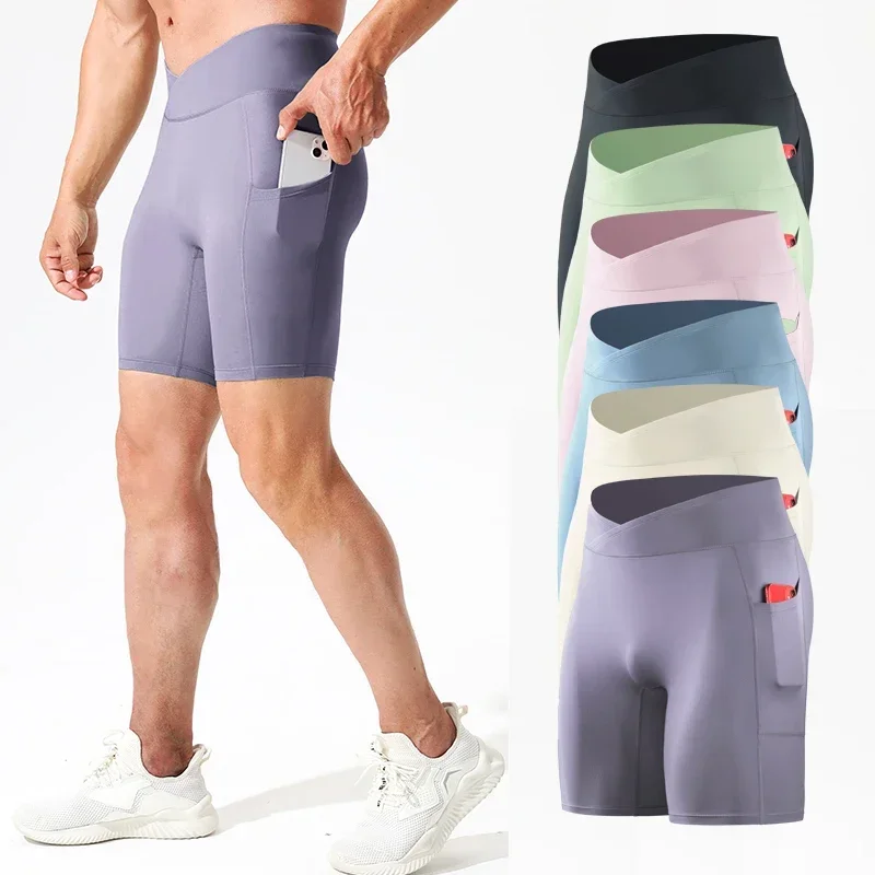 Muži vonkajšie bežecké vreckové šortky doska telocvičňa Cvičenie Fitness Legging Workout Basketbal turistika Training Šport futbalové oblečenie 5